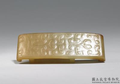 图片[2]-Jade scabbard slide, Han dynasty (206 BCE-220 CE)-China Archive